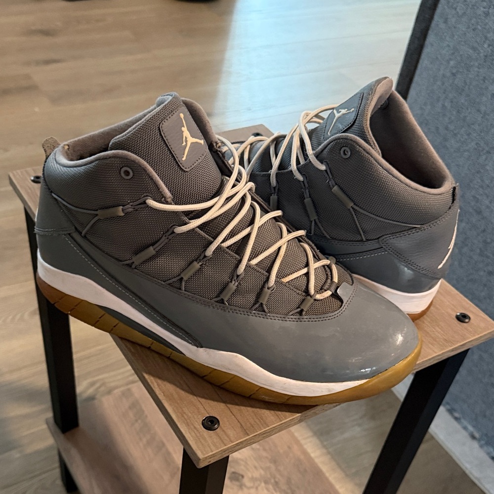 Jordan Gray High-Top Sneakers